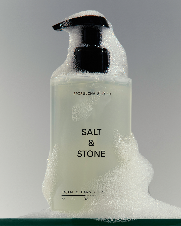 Salt & Stone Spirulina and Yuzu Facial Cleanser